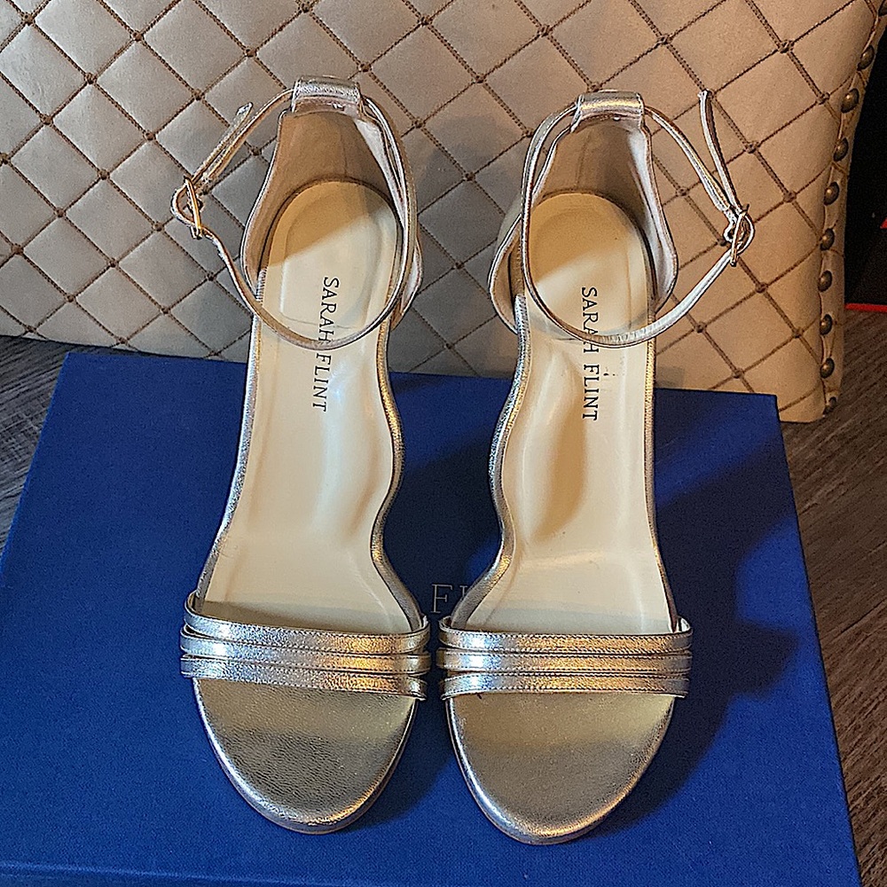 SARAH FLINT Gold Heels